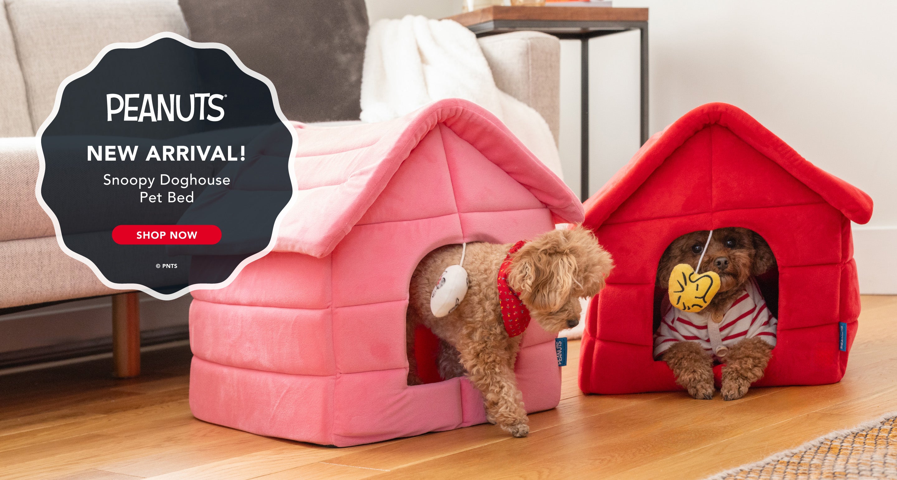 Peanuts - New Arrival! Snoopy Doghouse Pet Bed - Shop Now
