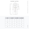 Size Guide – Extra Fluffy Robe

Use this guide to find the perfect fit for your Shawl Robe. Measurements are provided for bust, arms, and length.

Bust (A): Measure across the fullest part of your chest, keeping the tape level under your arms.
Arms (B): Measure from the shoulder to the wrist for sleeve length.
Length (C): Measure from the base of the neck down to your desired hem length.
Size Chart

Size	(A) Bust	(B) Arms	(C) Length
S	21"	23"	45"
M	23"	23.5"	45"
L	25"	24"	49"
XL	27"	25"	49"