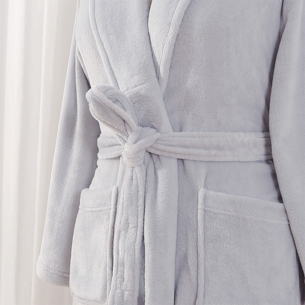 Berkshire blanket velvet soft best sale robe with plush collar