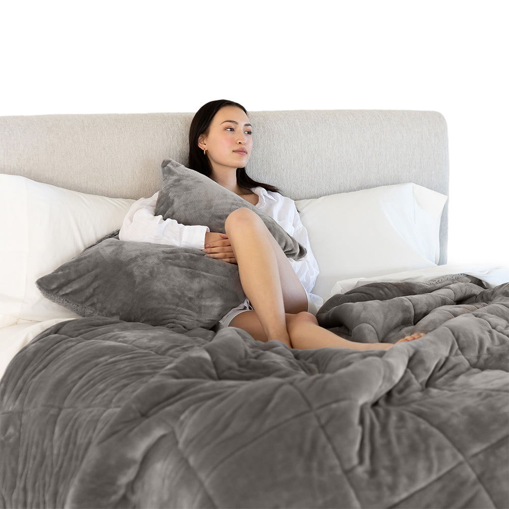 Queen size best sale comforter blanket