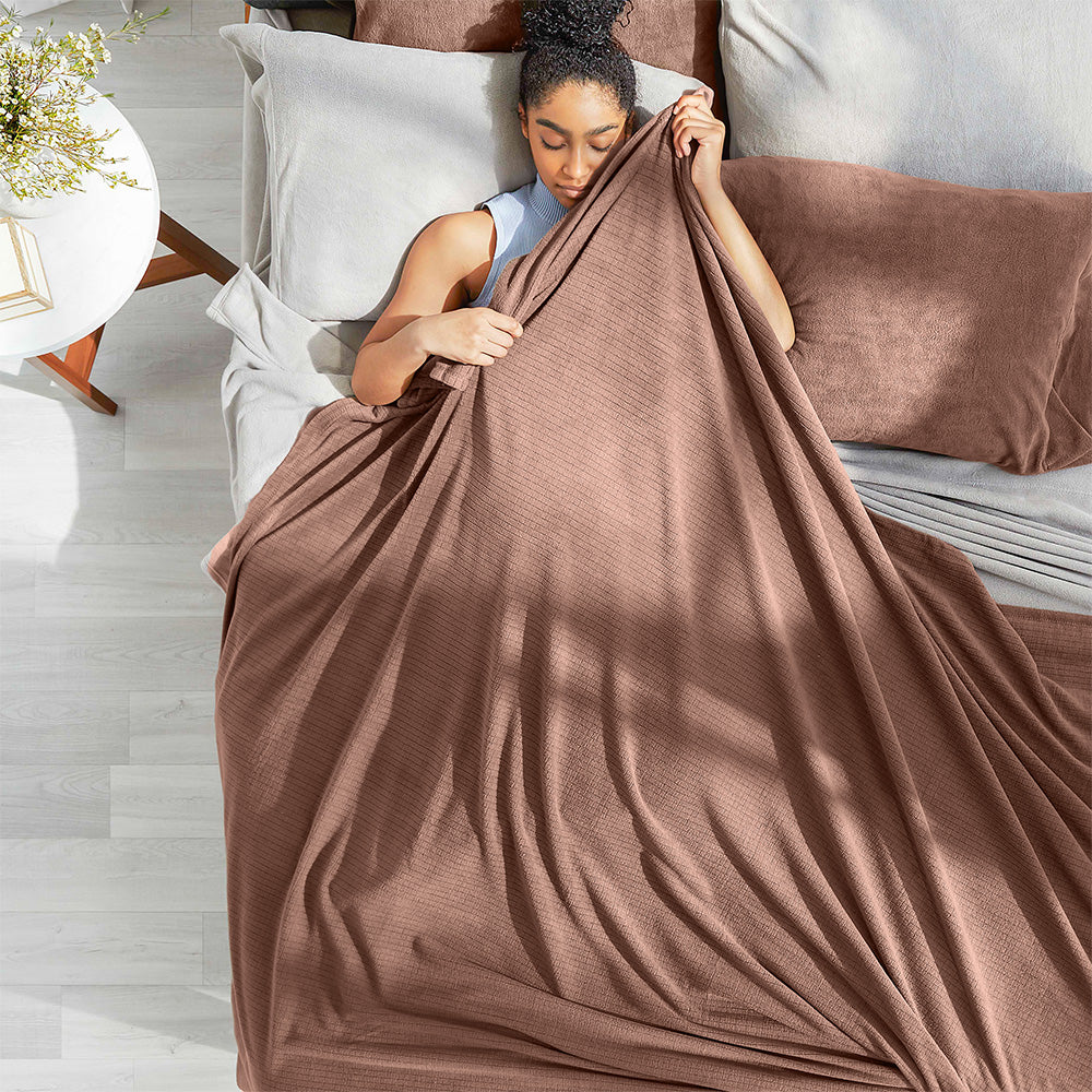 Brookstone weighted blanket clearance hot sale