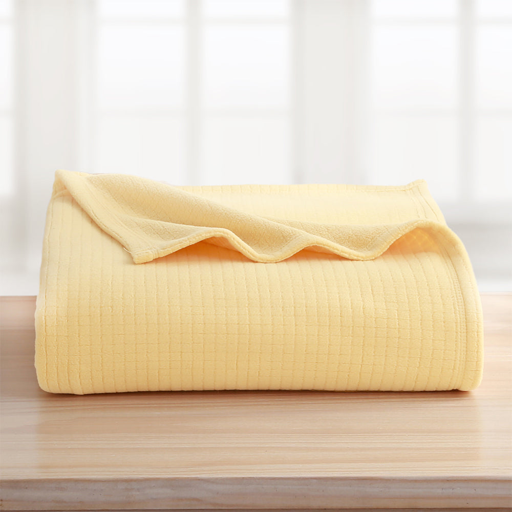 Eco Microfleece Sheets Twin Berkshire Blanket Cream