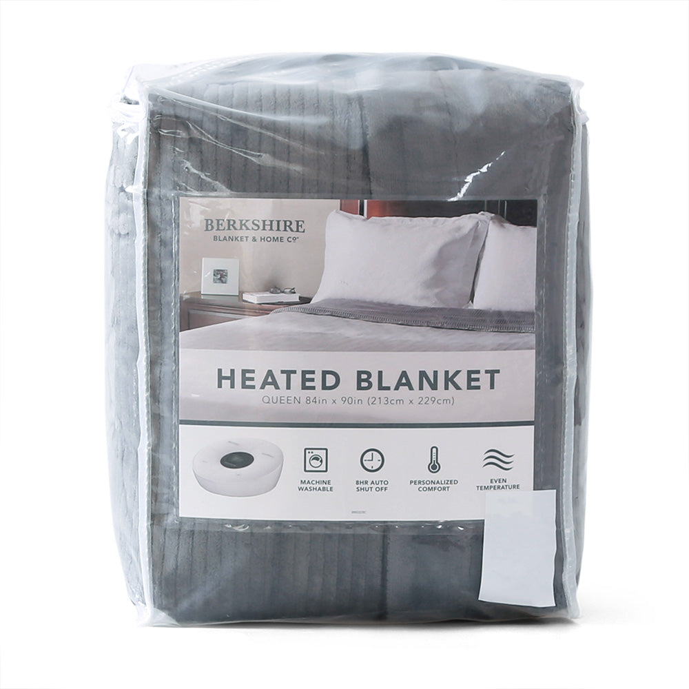 VelvetLoft&reg; Ribbed Electric Heated Blanket