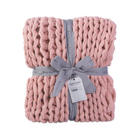 Sailor's Knot Chunky Knit Throw