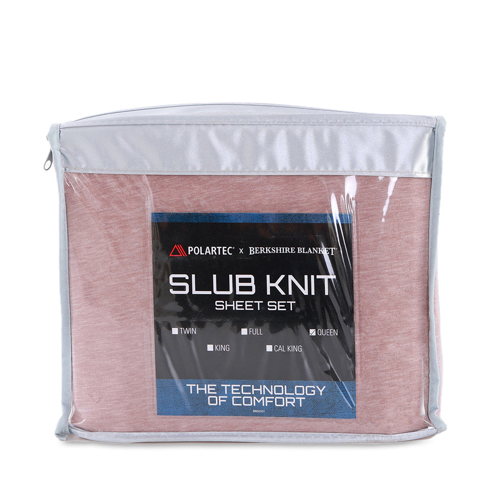 Polartec&reg; Slub Knit Jersey Sheet Set